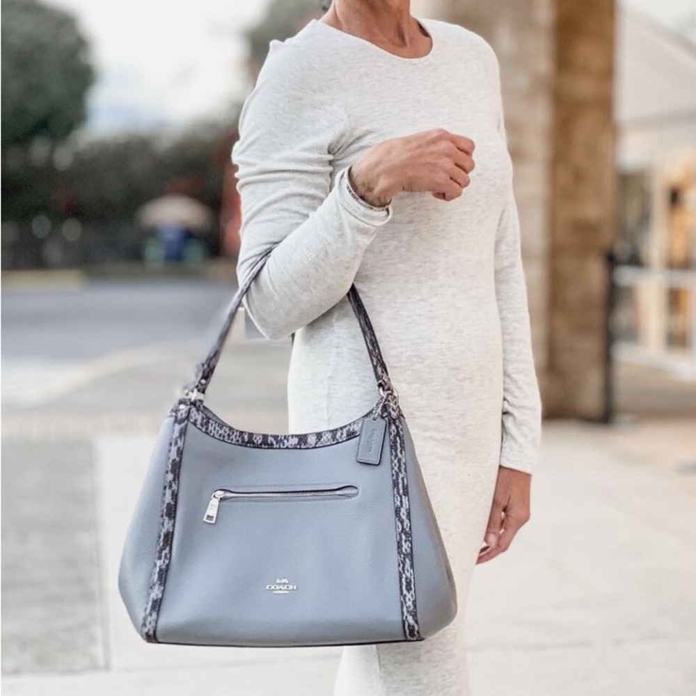 Coach Gray Leather Women's Bag